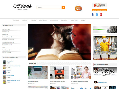 Cenova Publishing House's Web Site bussiness css design front end development landing page mobile publishing house responsive webdesign website wordpress