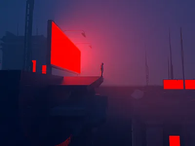 The Edge. 2019 abstract art astronaut c4d china cinema4d conceptart fantasy film hologram kitbash3d mp4 octane octane render octanerender scifi shanghai space surreal