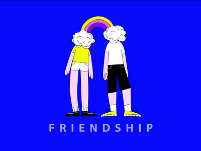 friendship art friendship happy illustration illustrator love pepole relation relationship