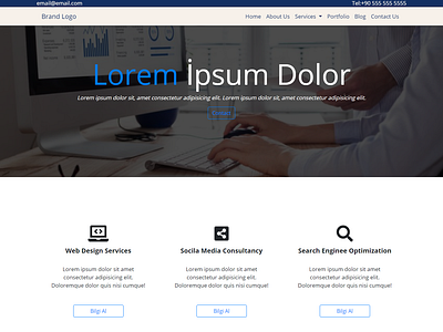 Busi - Business Landing Page bootstrap bussiness css desktop html landing page mobile responsive website