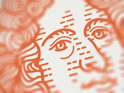 ESV Prayer Bible • (Portraits 21-24) badge branding engraving etching face graphic design icon illustration illustrator line art logo peter voth design portrait vector