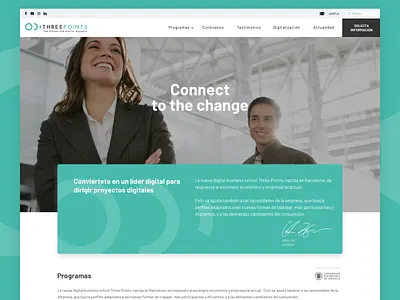 Design new web Threepoints art direction barcelona design education sketch web webdesigner