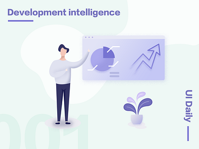UI Daily#001 illustration ui