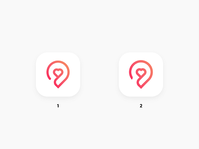WeMeet - Logo Design Variations app applogo art branding branding identity colorful dateapp dribbble gradient heart icon location love meet pin red sale symbol wemeet