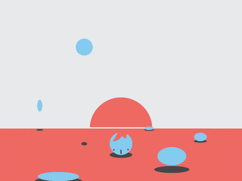 Bouncing stuff 2d adobe after effects animate animation character flat luco motion graphic