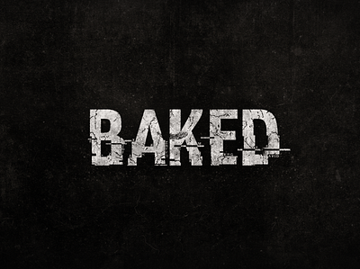 Logo Design // BAKED brand brand design brand identity branding design dark logo illustrator logo logo design logo design branding logo designer logodesign logotype typography