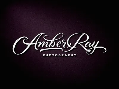Amber Ray Photography custom dalibass drawing hand drawn lettering logo logotype ngs photographer photography photography logo sketch team typography vintage