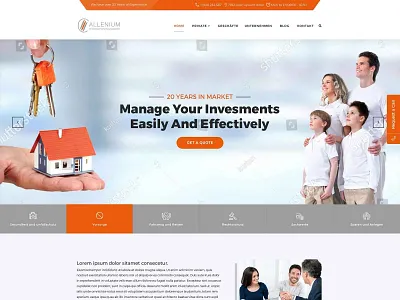 Allenium Web Page Design branding concept creative design landing landing page nisha nisha droch nisha f1 page site typography web web page website
