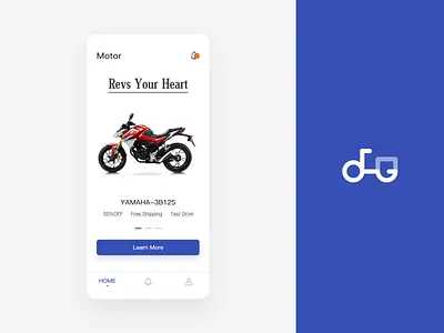 Motor app color design logo motor ui user ux