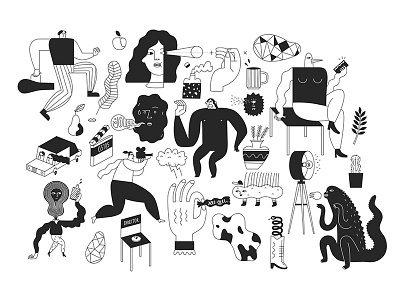 ZHEESHEE Branding part 2 animation app art branding design explainer illustration illustrator ios lettering logo minimal ui ux vector web website