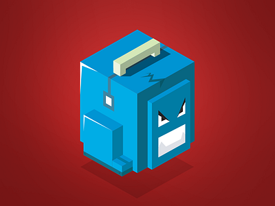 Isometric Character enemy 05 2d character game game character illustration vector