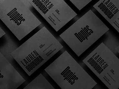 👟 Dopies - Footwear Retailer Branding Concept #5 2d black blackonblack branding branding concept branding design business card business card design business cards business cards design businesscard design dopies logo spot business card spot varnish varnish