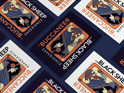 The Buccaneer and Black Sheep Experience / Branding branding design graphic design illustration vector
