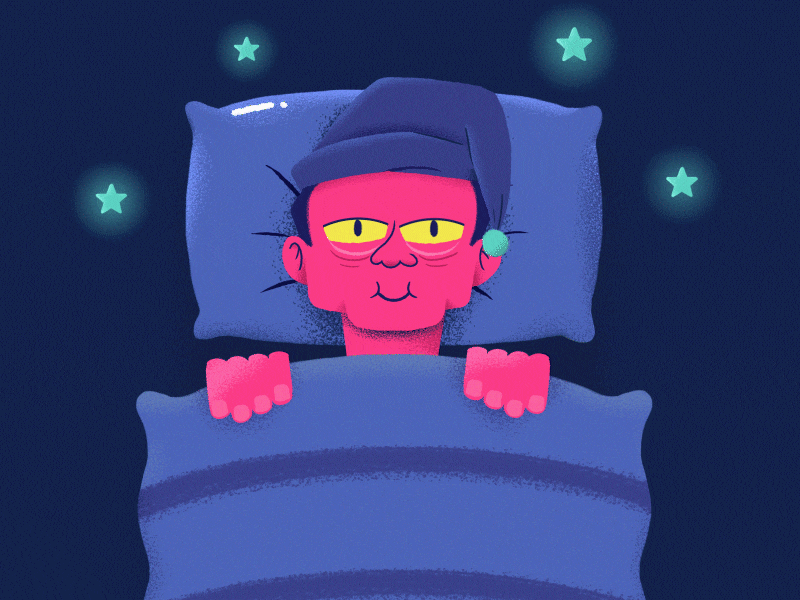 So Sleepy 2d animation animation awaken character animation classical music drowsy gif illustration sleep sleep animation sleeping beauty sleepy stars