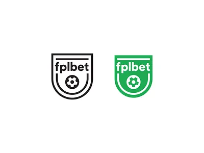 FPL Bet badge branding design football green logo mark soccer web
