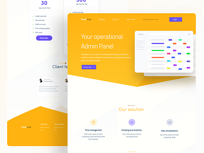 B2B Landing Page adobe b2b b2c branding creative design flat illustration landing page lettering minimal product product design typography ui ux vector web web design website