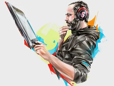 VIVIAN ROCRAY art design esports games illustration portrait ubisoft