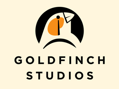 Gold Finch Logo branding design illustration illustrator logo typography vector