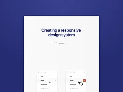 Storis CXM - Creating a responsive design system app art direction design design system product design project management typography ui ux