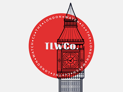 TLWCo. - Logo concept | 1 brand branding clock designer elegant england graphic designer illustration logo logo design logotype london mark minimal minimalist modern red type typography watch