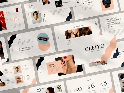 Cleiyo Fashion Brand Presentation blogger presets branding clean feminime flat keynote presentation keynote template layout design minimal moodboard pitch deck powerpoint presentation design presentation layout presentation template profile social media startup summary web