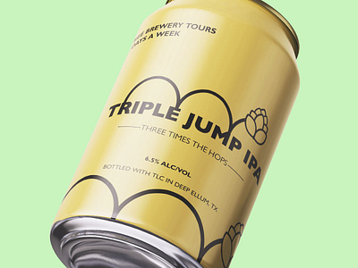 IPA Beer Can Logo Design branding design logo