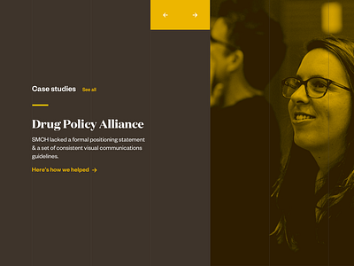 Bureau for Good website duotone nonprofit web design website
