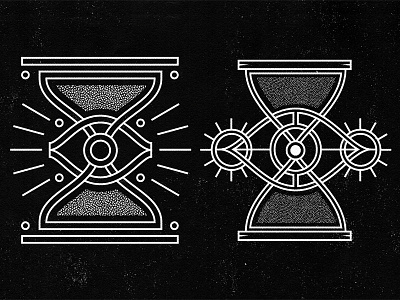 Times A Wastin' eye eyes hourglass icon illustration sand time times a wastin