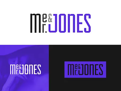 Band Logo - Me & Mr. Jones band band logo brand design branding branding design logo typography