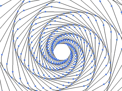 Op Art Hexagonal Tunnel hexagon illustration illustrator opart process tunnel wip zone