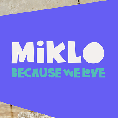 Miklo.store "Because we love" brand book branding design ecommerce figma logo ui