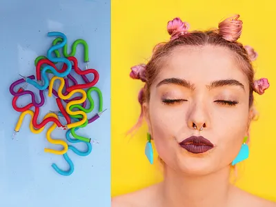 Aros Futurama colours design girl move photography pride yellow