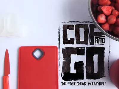 Cop and go graphic design handmade lettering music type typography art