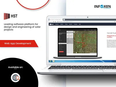 Hst Solar branding ui ux web