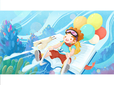 Keep childlike innocence🌟 illustration little boy