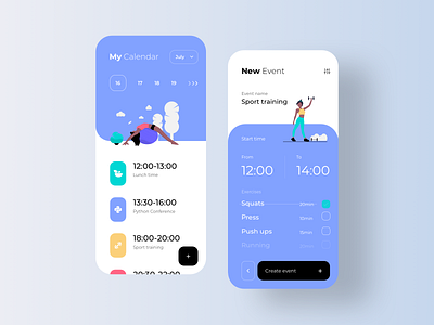 Task Manager App UI daily management managment planning process projects rondesign shedule sheduling task task manager timeline to do app