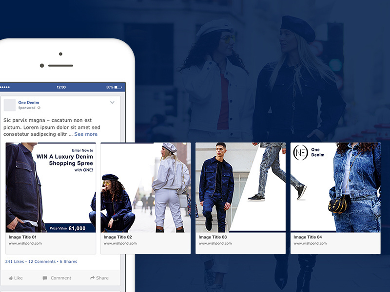 Example of Carousel Ads for One Denim