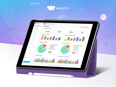 Walletly dashboard design