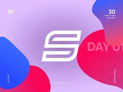 S logomark branding design illustrator logo logotype sturtup typography