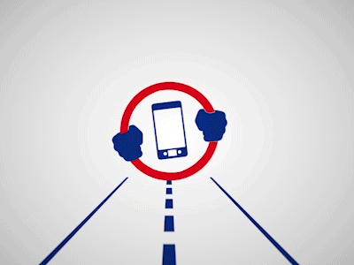 Axa Sigorta Telefon Kazasina Son after effects animation axa axa sigorta crash gif intro minimal motion graphic opener smash telefon kazasina son traffic wheel