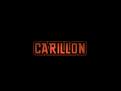CARILLON (music band logo) art illustration logo vector