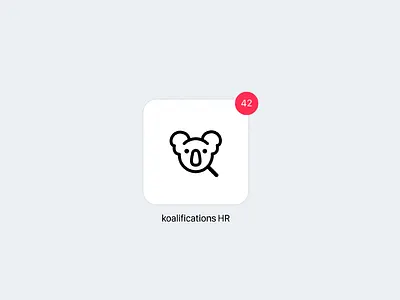 Daily UI 005 — Icon (Recruiting Tool) app icon appicons daily daily 100 challenge dailyui dailyui 005 day005 hr icon koala logo recruiting uidesign