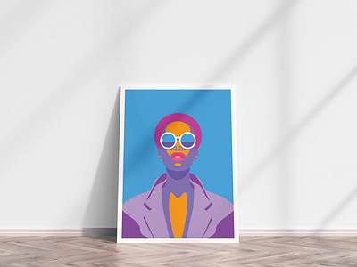 Glasses adobe adobe illustrator adobe photoshop blue character character design design girl glasses grafitova illustration pink poland poster poster design vector wacom woman woman illustration yellow