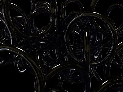 The Circles-Abstract 1 3d abstract array cinema4d gi