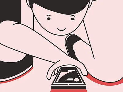 Illustration for Site airbnb design app illustration illustrator simple uber design ui ux