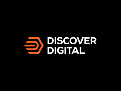 Discover Digital brandforma branding dd design digital discover hexagon hidden icon lines logo logotype mark minimal modern sign smart vector
