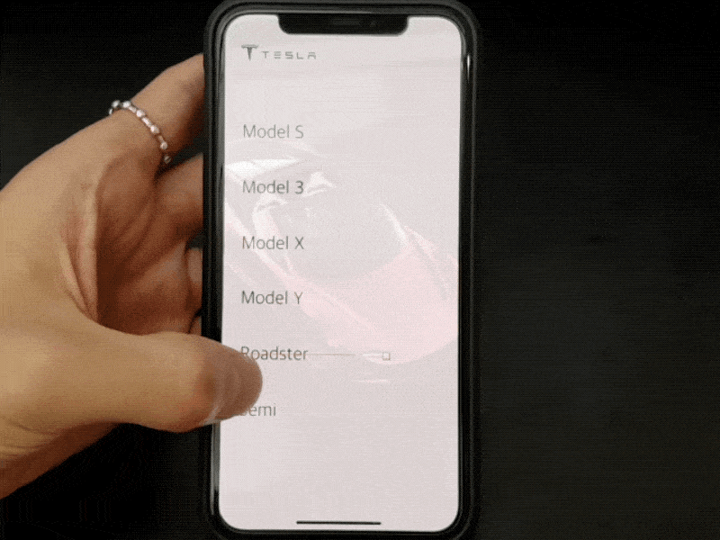 360 view 360 view design interaction ixd mobile protopie prototype prototyping tesla tilt ui ux