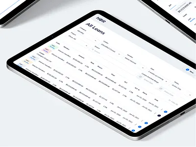 Taskera - The easy way to get and manage loans clean dashboard data data table design finance fintech interfaces loan loans presentation statistic stats ui user experience user interface