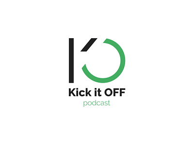 Kick It Off animation branding clean design fashion brand fashion design fashion illustration flat flatdesign icon icons identity illustrator lettering logo logodesign minimal podcast logo typography vector