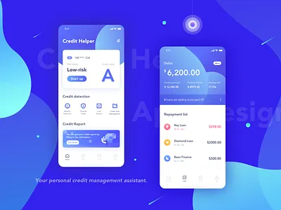 Credit Helper App UI app ui